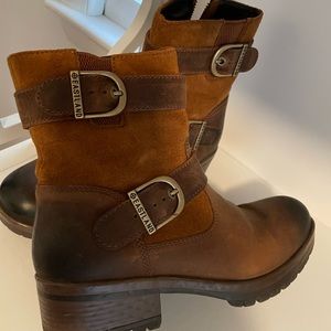 Leather mid calf boots eastland Gracie leather